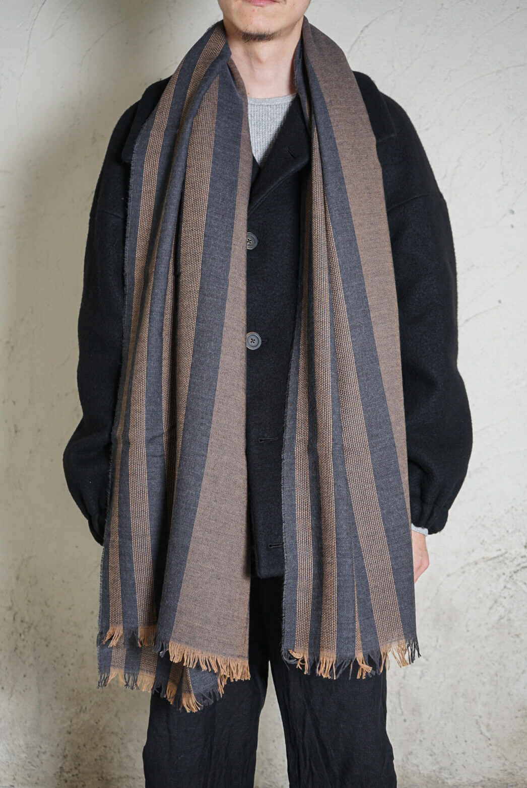 JANUS SCARF（BRONZE × GREY）