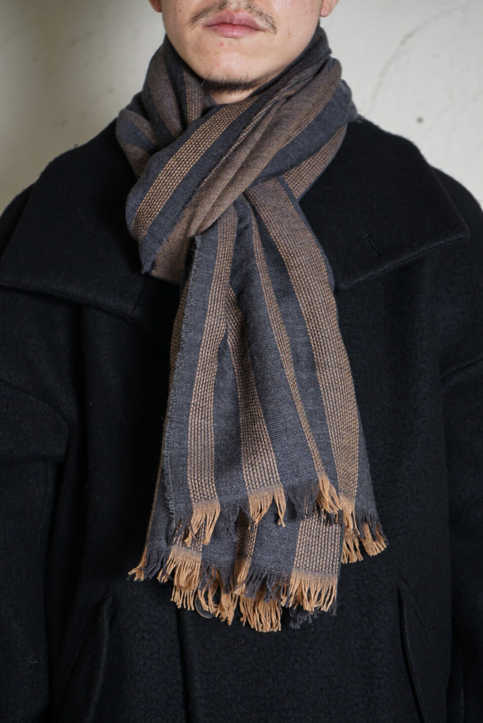 JANUS SCARF（BRONZE × GREY）