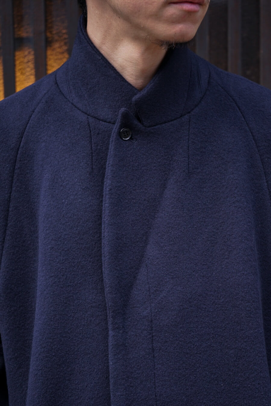 LAPELLED COAT WOOL