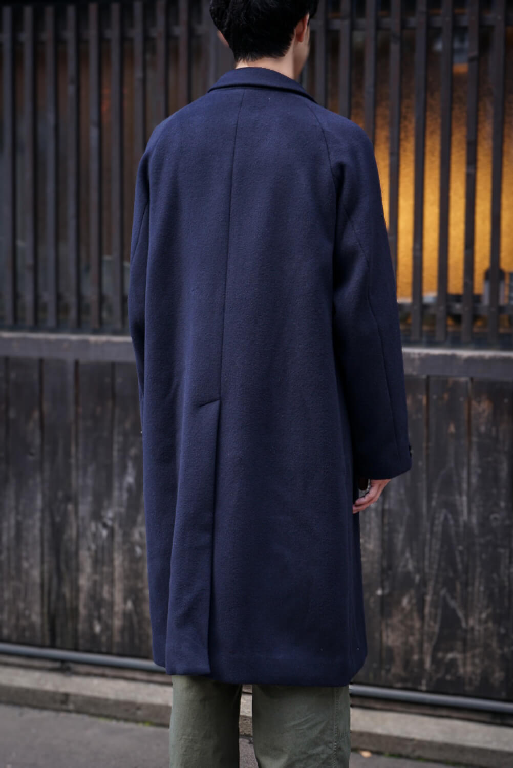 LAPELLED COAT WOOL