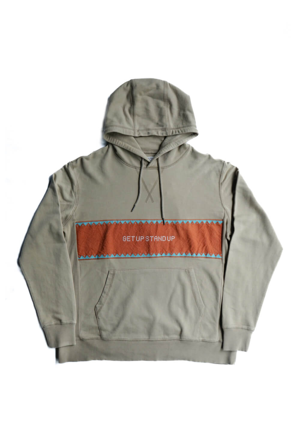 HOODY W.HAND EMBROIDERY（BEIGE）