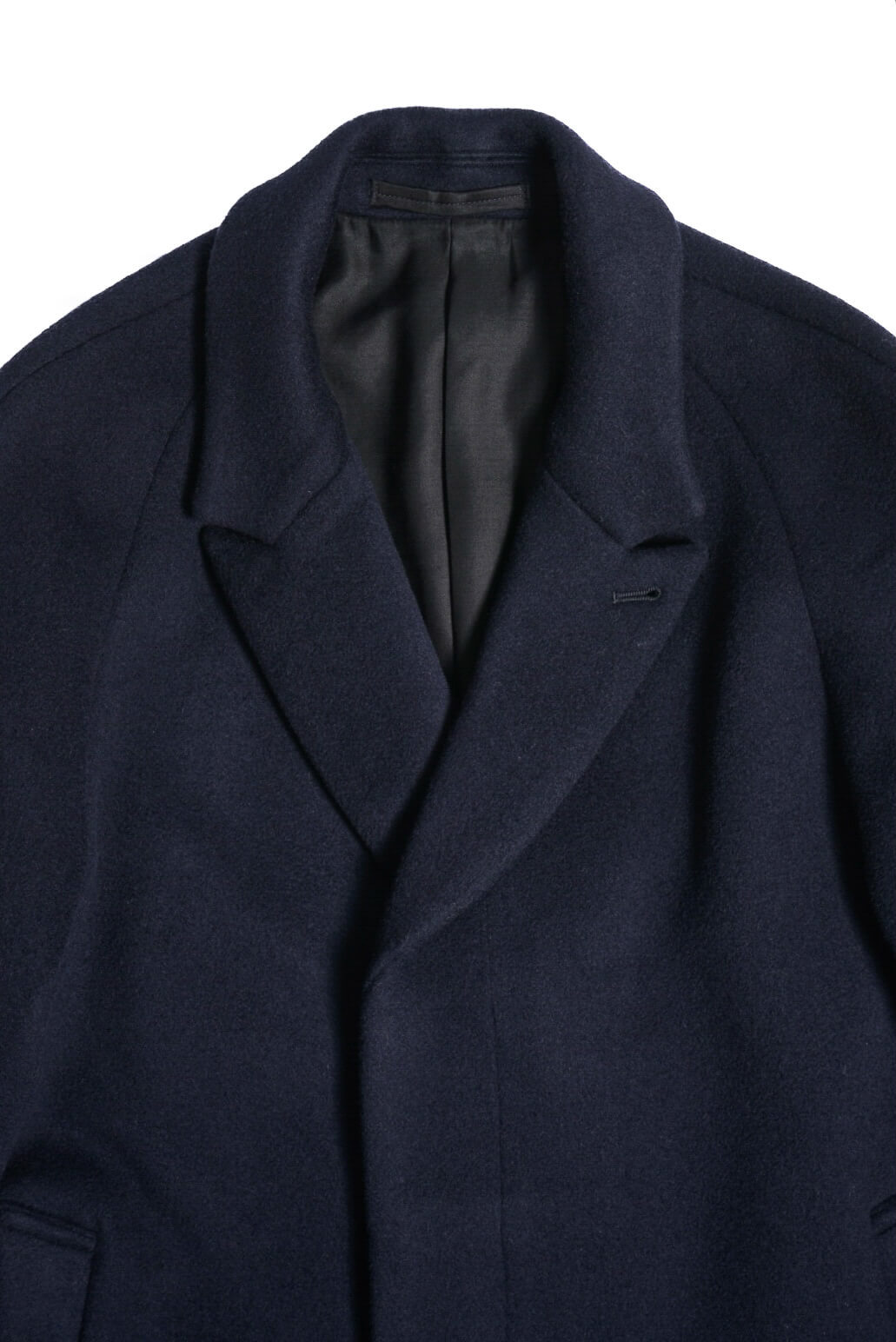 LAPELLED COAT WOOL