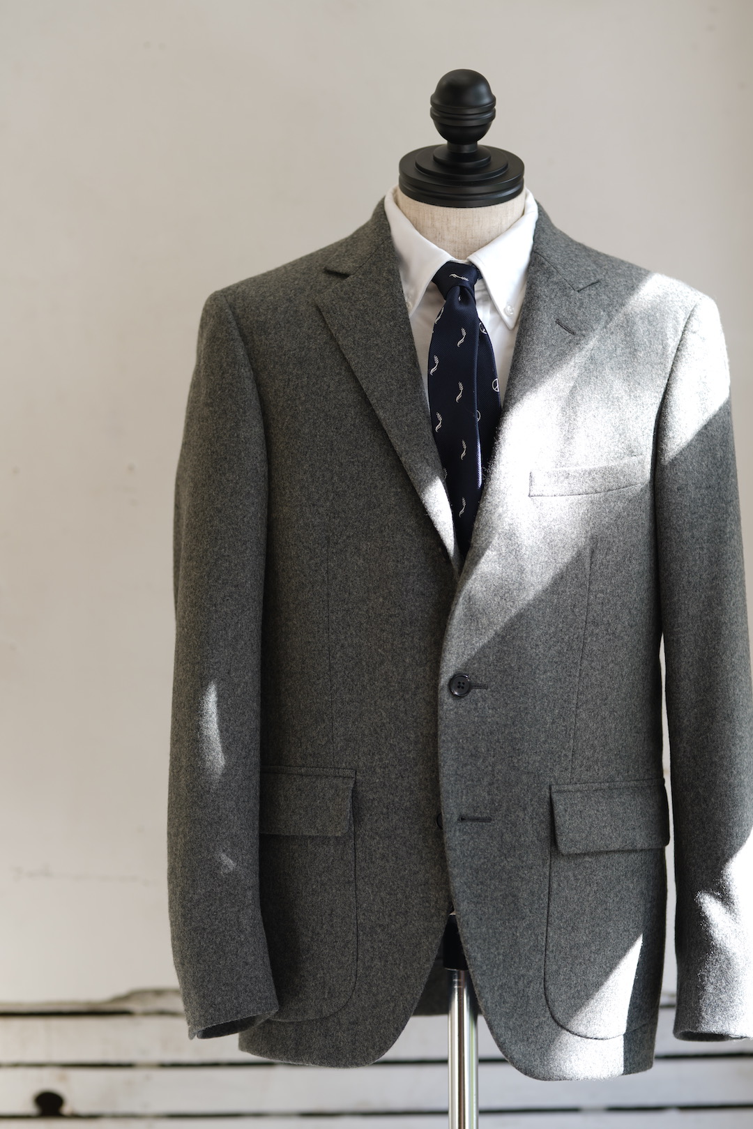 60s SPORTS COAT FOX SOLID FLANNEL