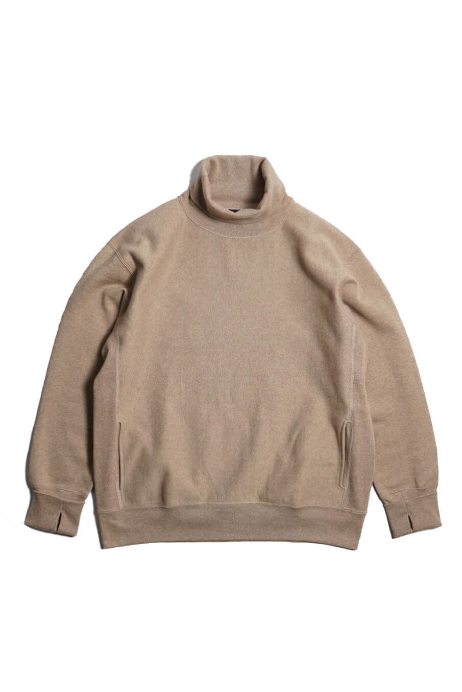 Turtle Neck Sweat L/S（OATMEAL）