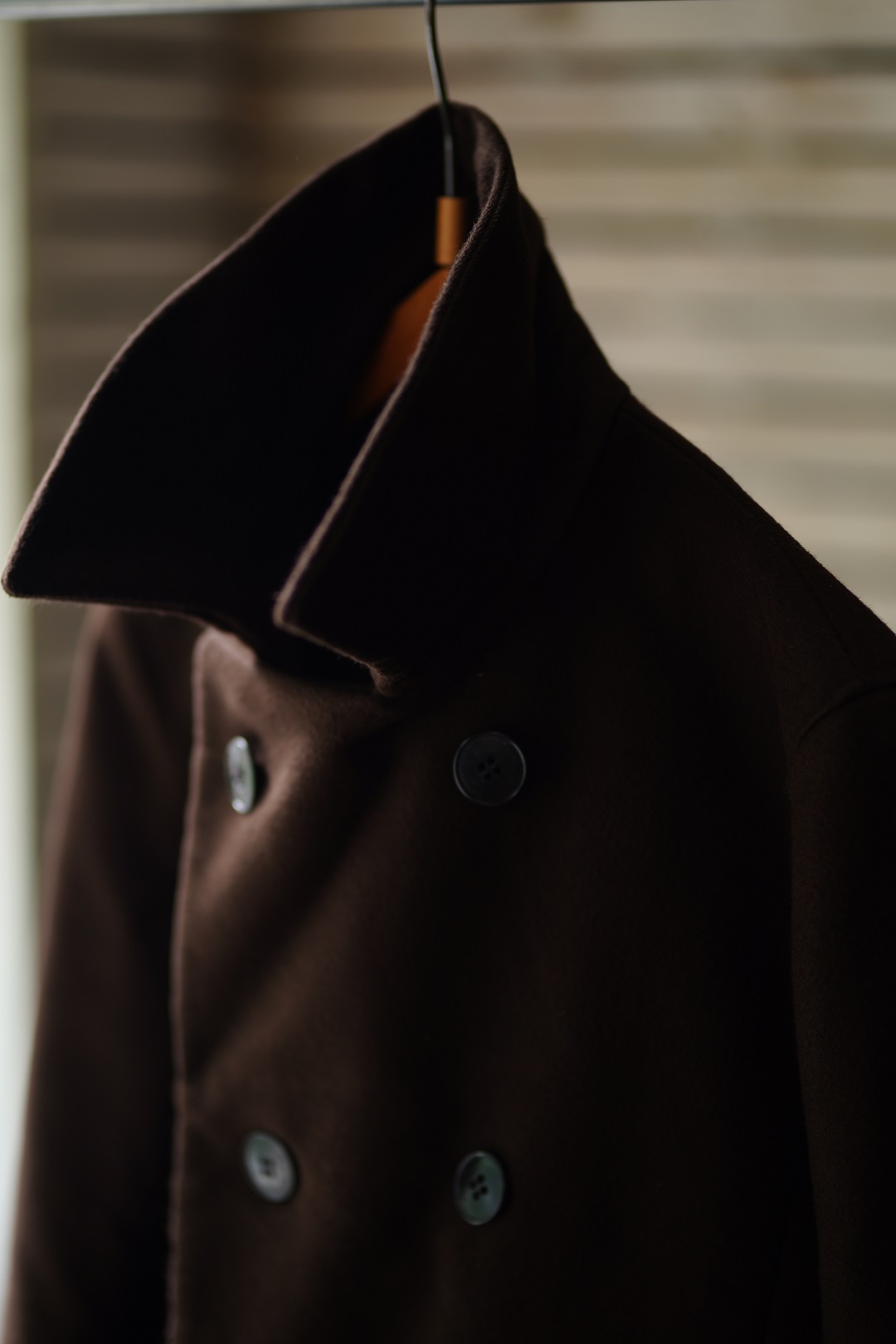 Deutschleder Leather Pea Coat