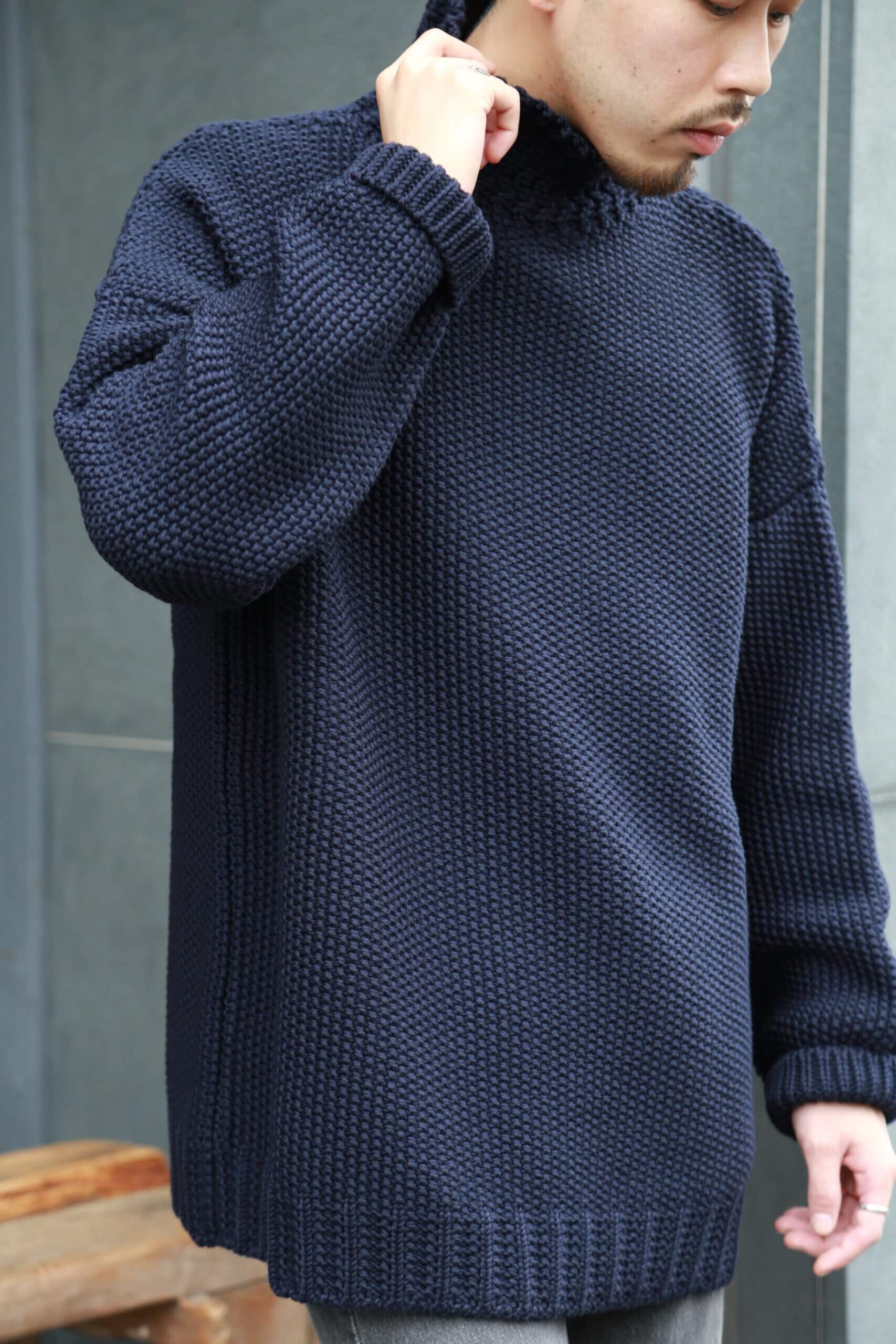 クリスマスツリー特価！ CASEY CASEY jumper 22AW HIGH roll-neck NECK