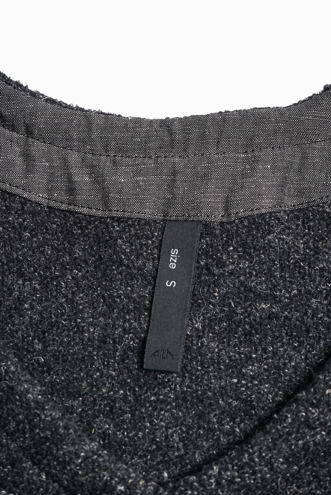 FRENCH VEST WOOL/LINEN（BLACK）