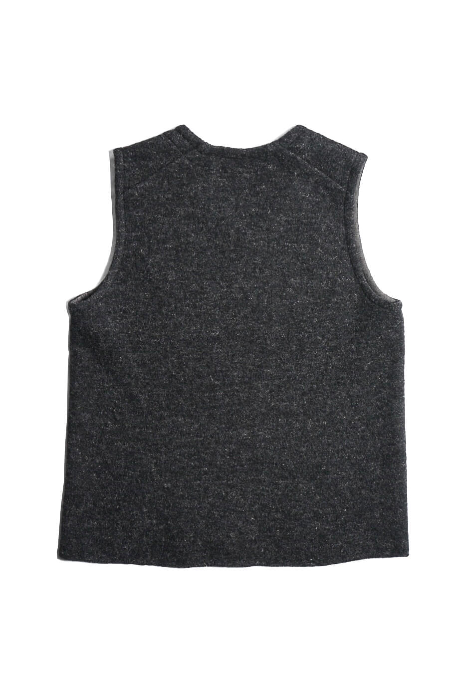 FRENCH VEST WOOL/LINEN（BLACK）