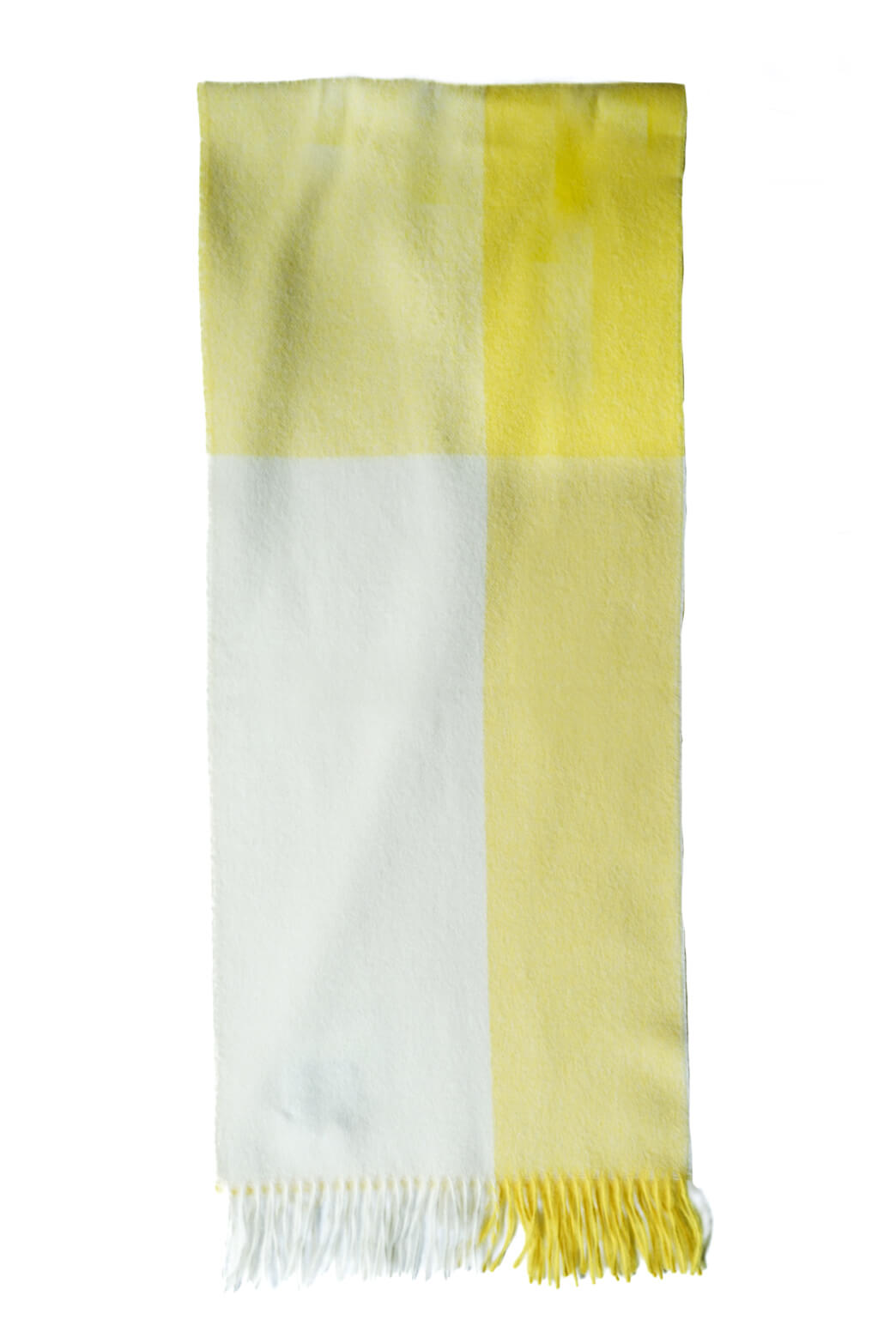 BRUSHED SCARF BLOCK - BLOCK YELLOW