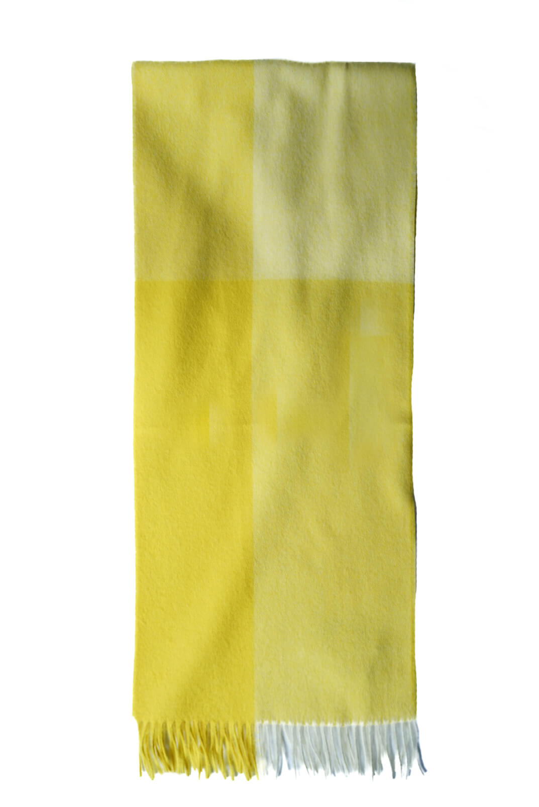 BRUSHED SCARF BLOCK - BLOCK YELLOW