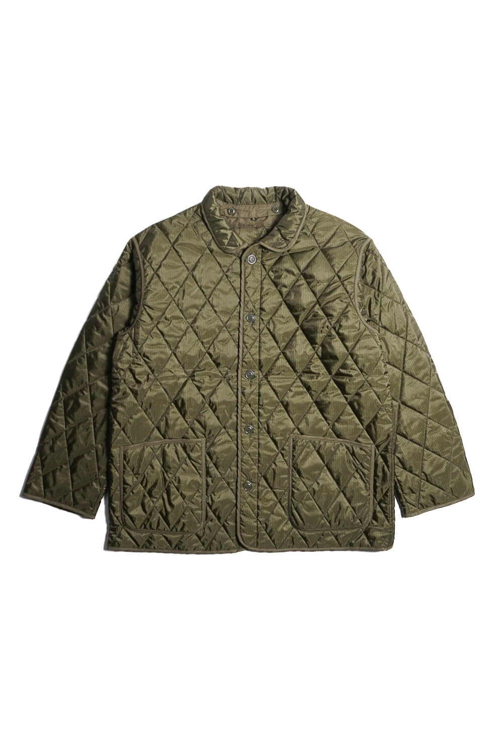 Quilted Liner Jacket -Detachable Collar-