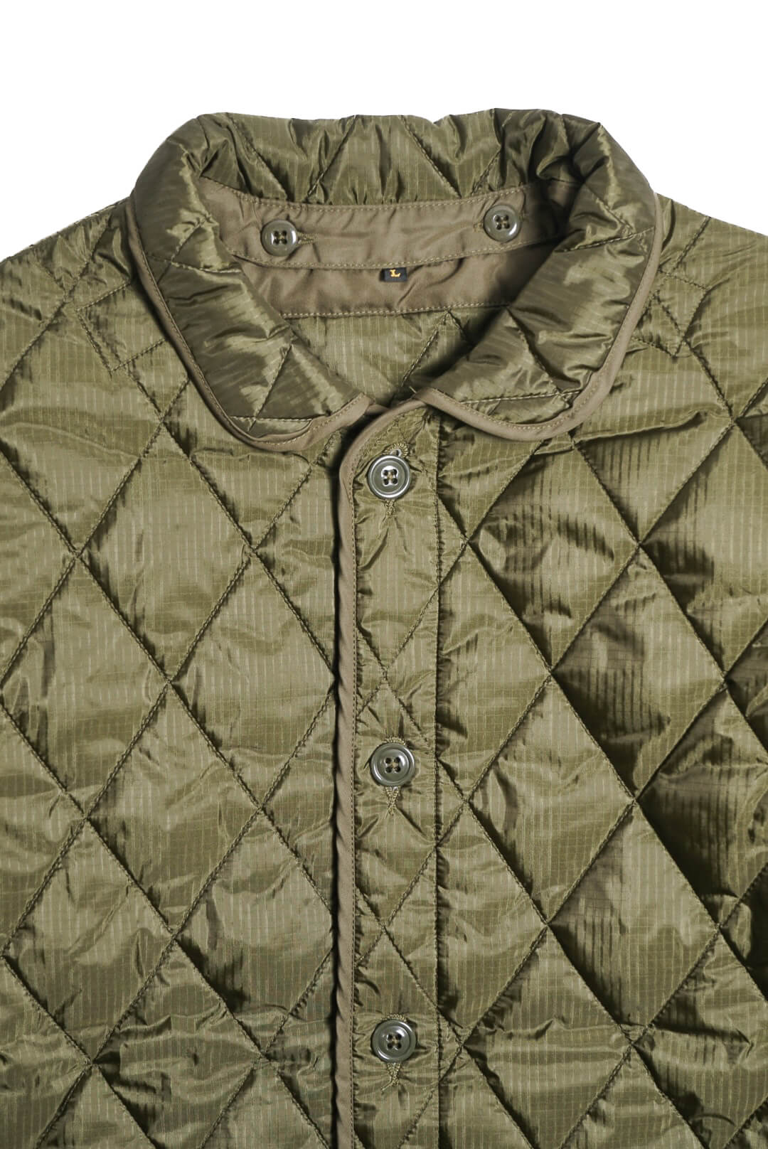 Quilted Liner Jacket -Detachable Collar-