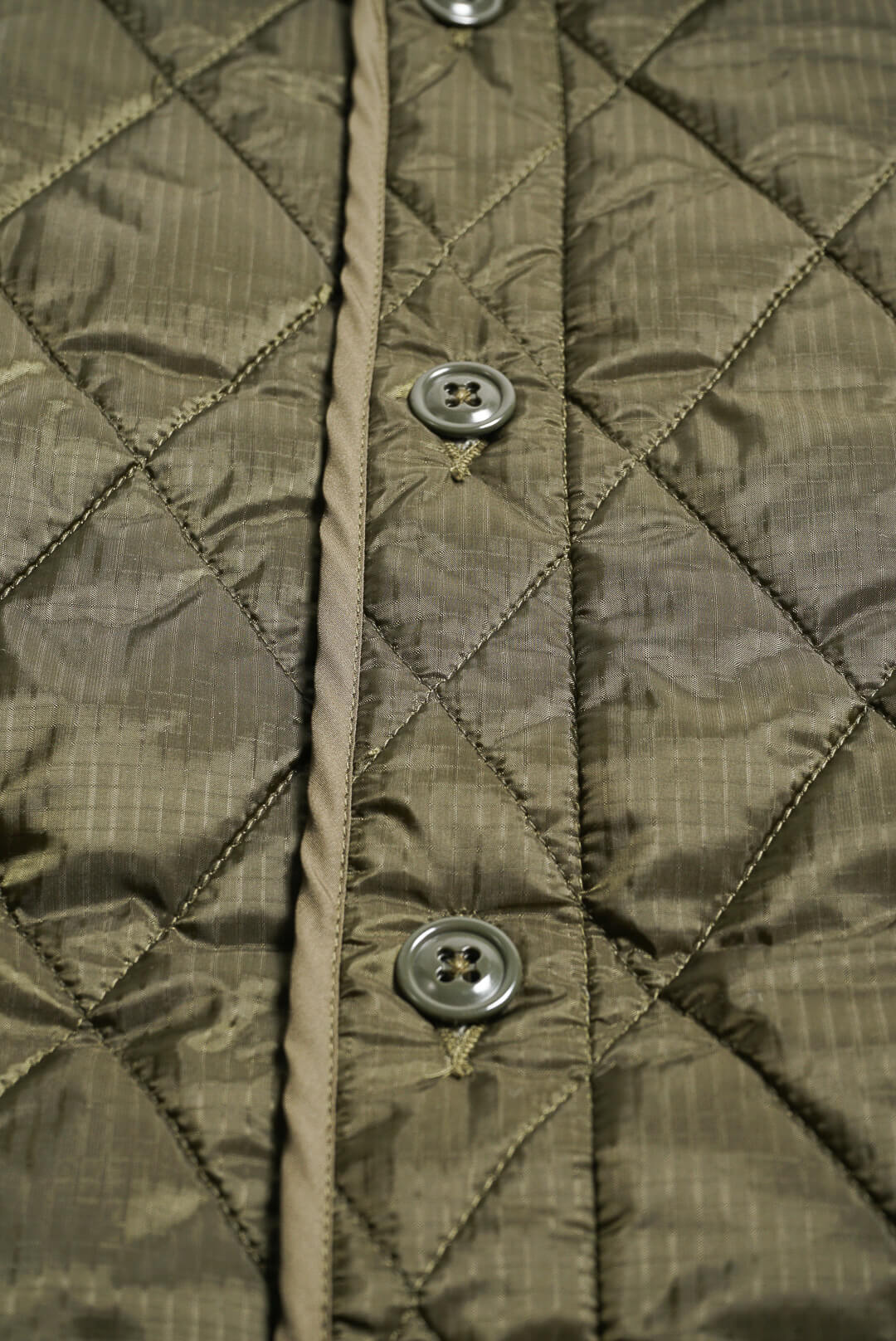 Quilted Liner Jacket -Detachable Collar-