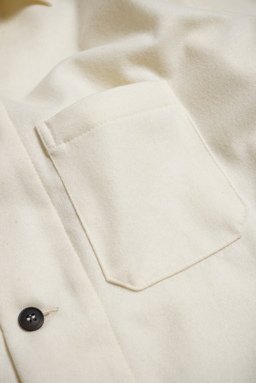 BAVARIAN LODEN WOOL SIDE POCKET JACKET（WHITE）