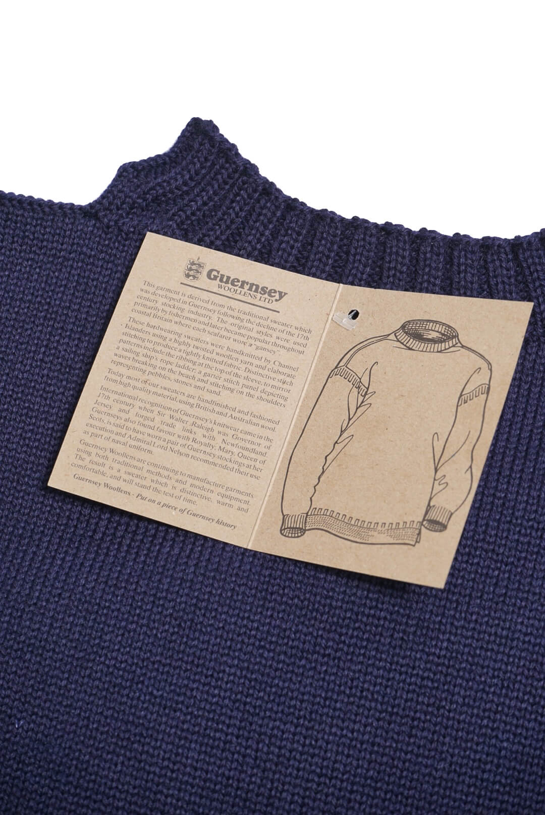 Boat Neck Sweater（NAVY）