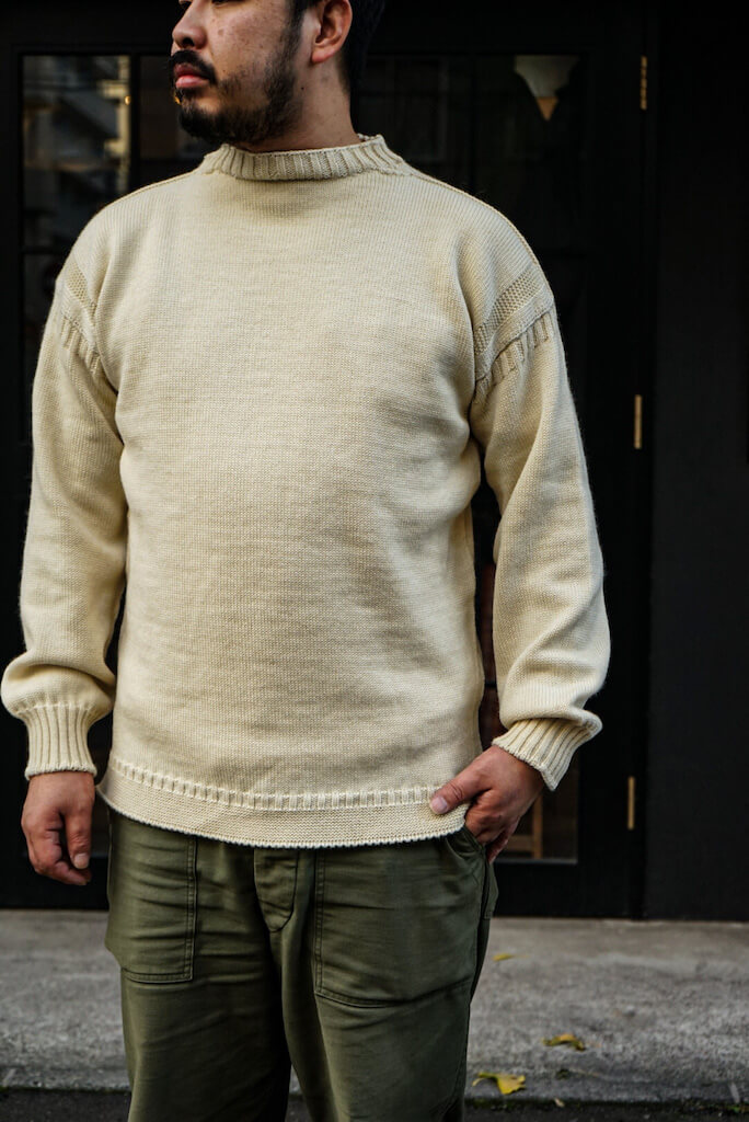 Boat Neck Sweater（CREAM）