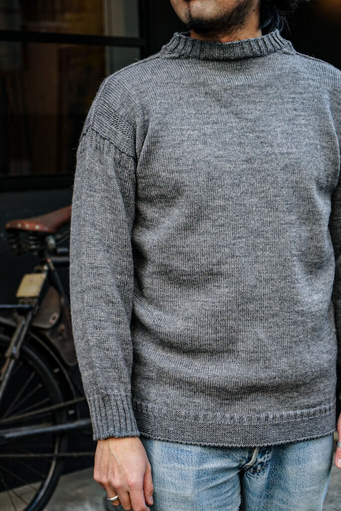 Boat Neck Sweater（GRAY）