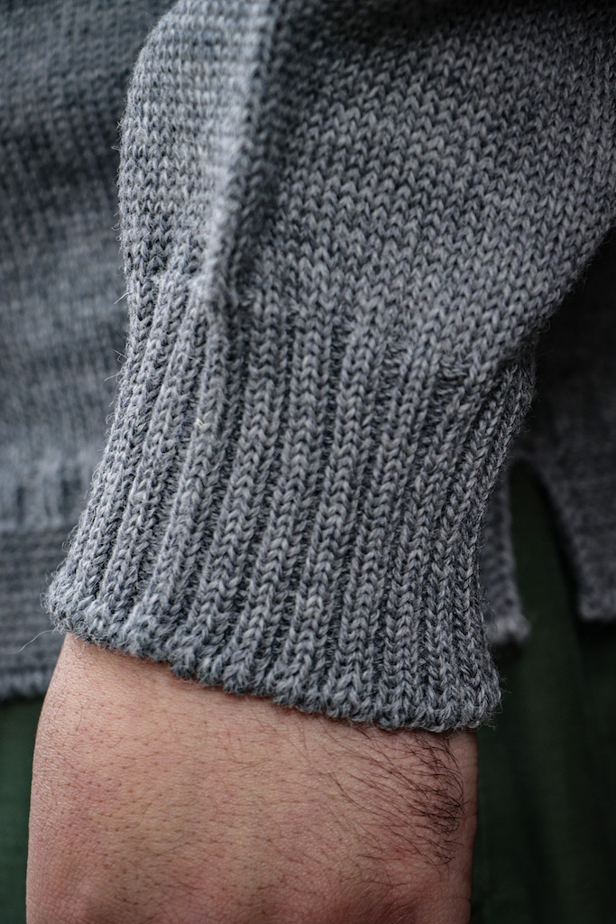 Boat Neck Sweater（GRAY）