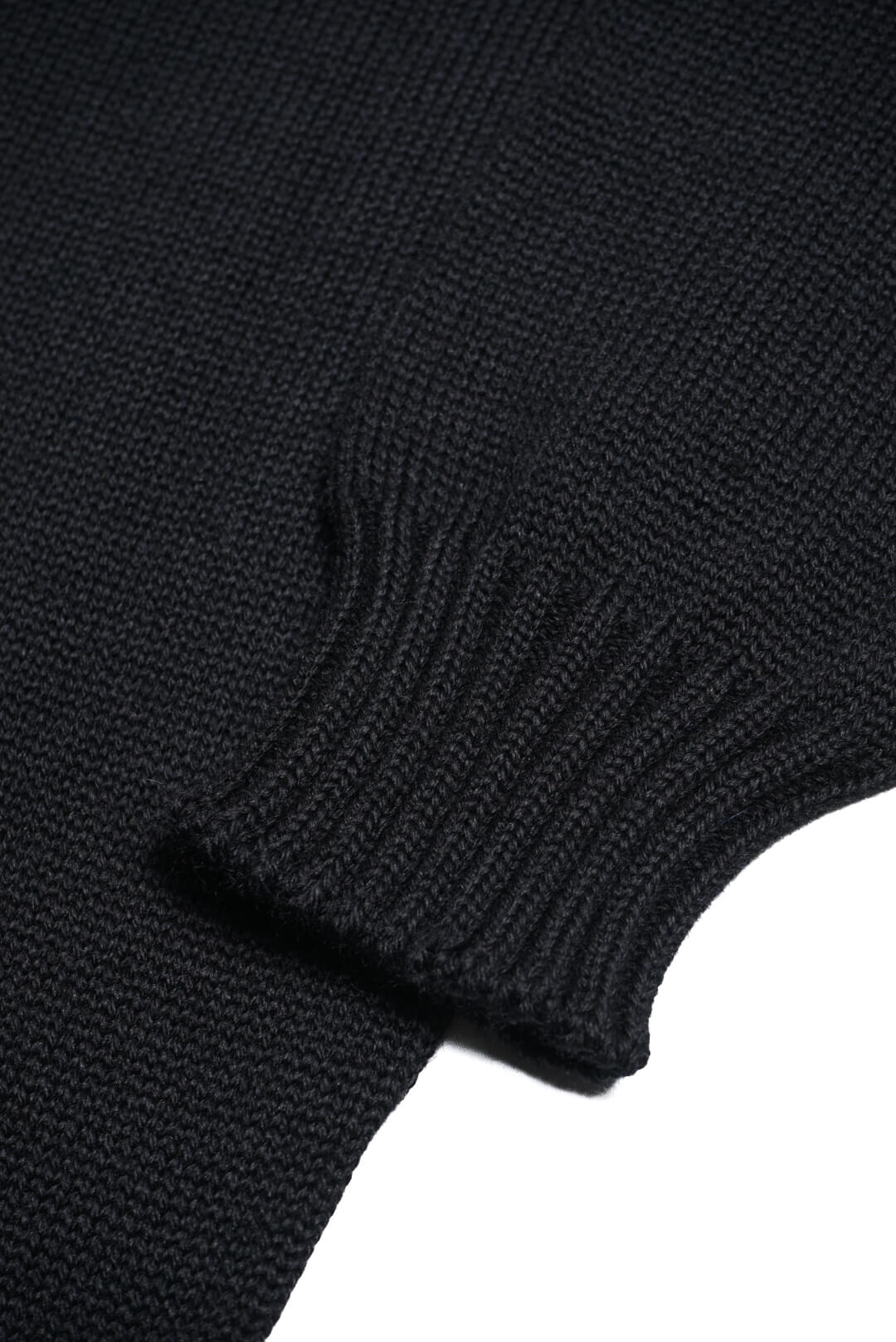 Boat Neck Sweater（BLACK）