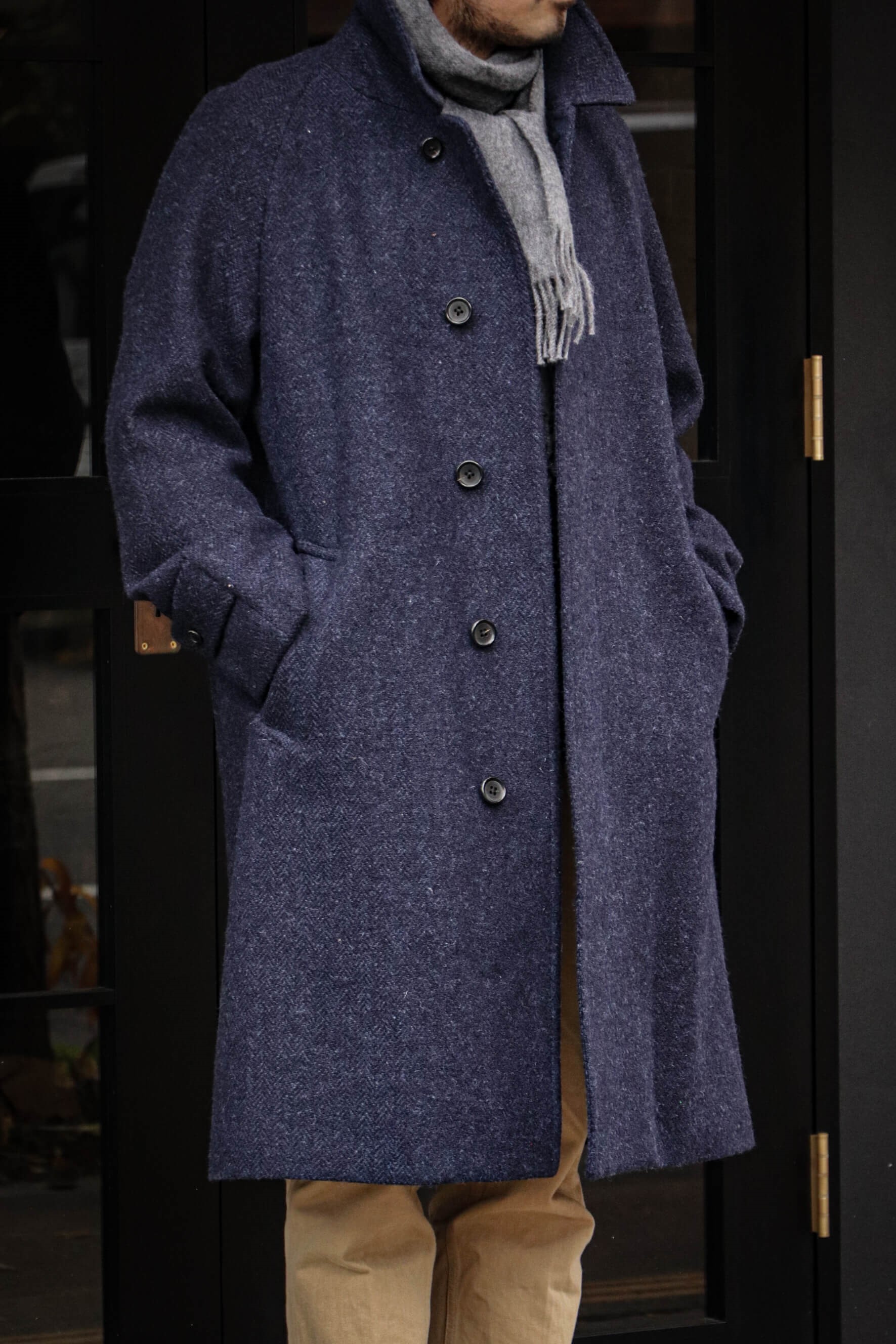Hand Woven Tweed Coat - BONCOURA - ARCH ONLINE SHOP