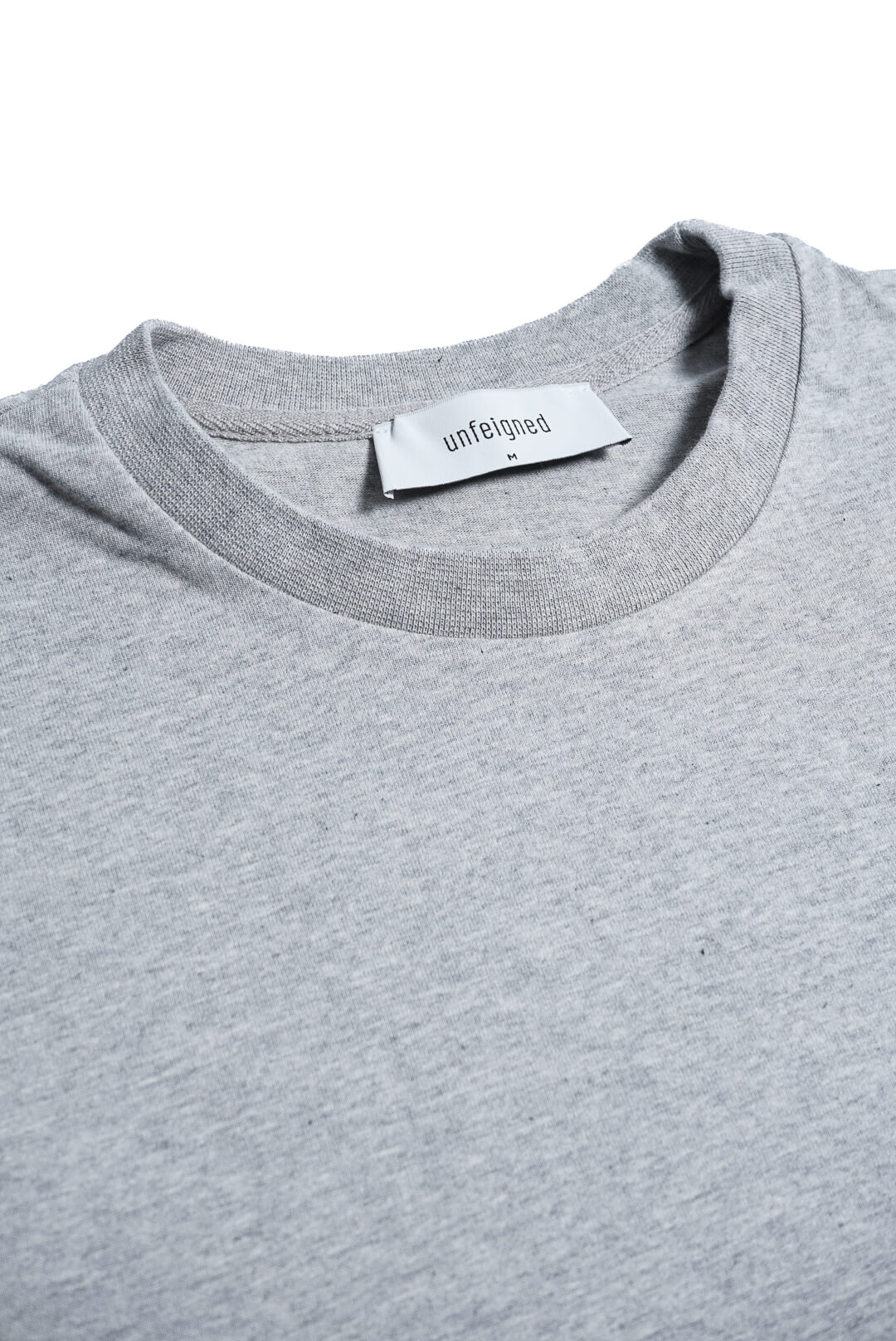 Unfeigned / BASIC LONG SLEEVE T-SHIRT（GREY MELANGE）