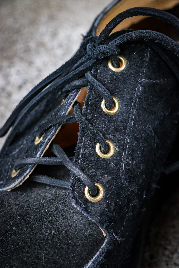 GRIZZLY BOOTS / BLACK ROUGH OUT -Low Cut-