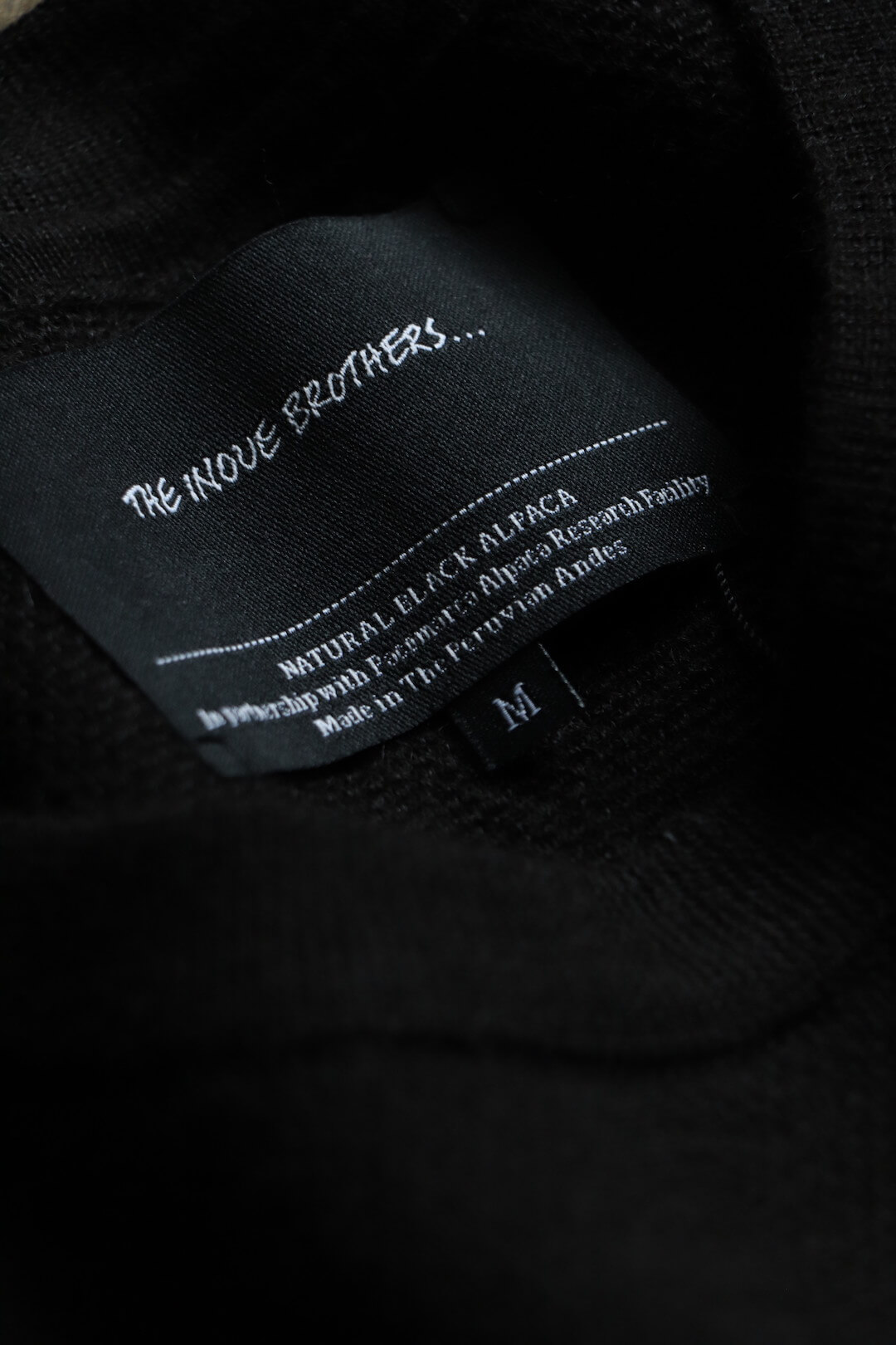 Pure Black Crew Neck - The Inoue Brothers - ARCH ONLINE SHOP