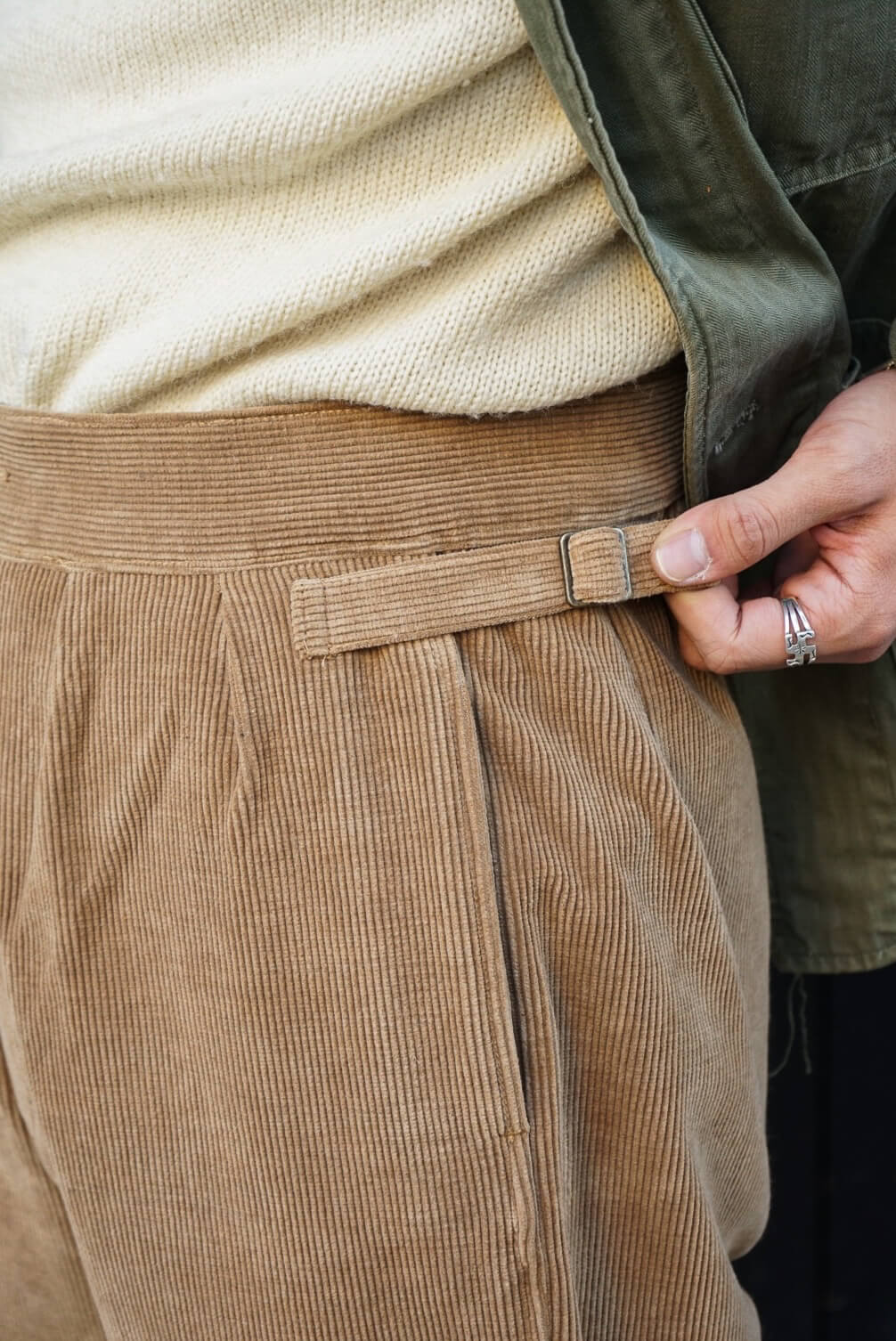 1940 TROUSERS ORGANIC 7W CORDUROY