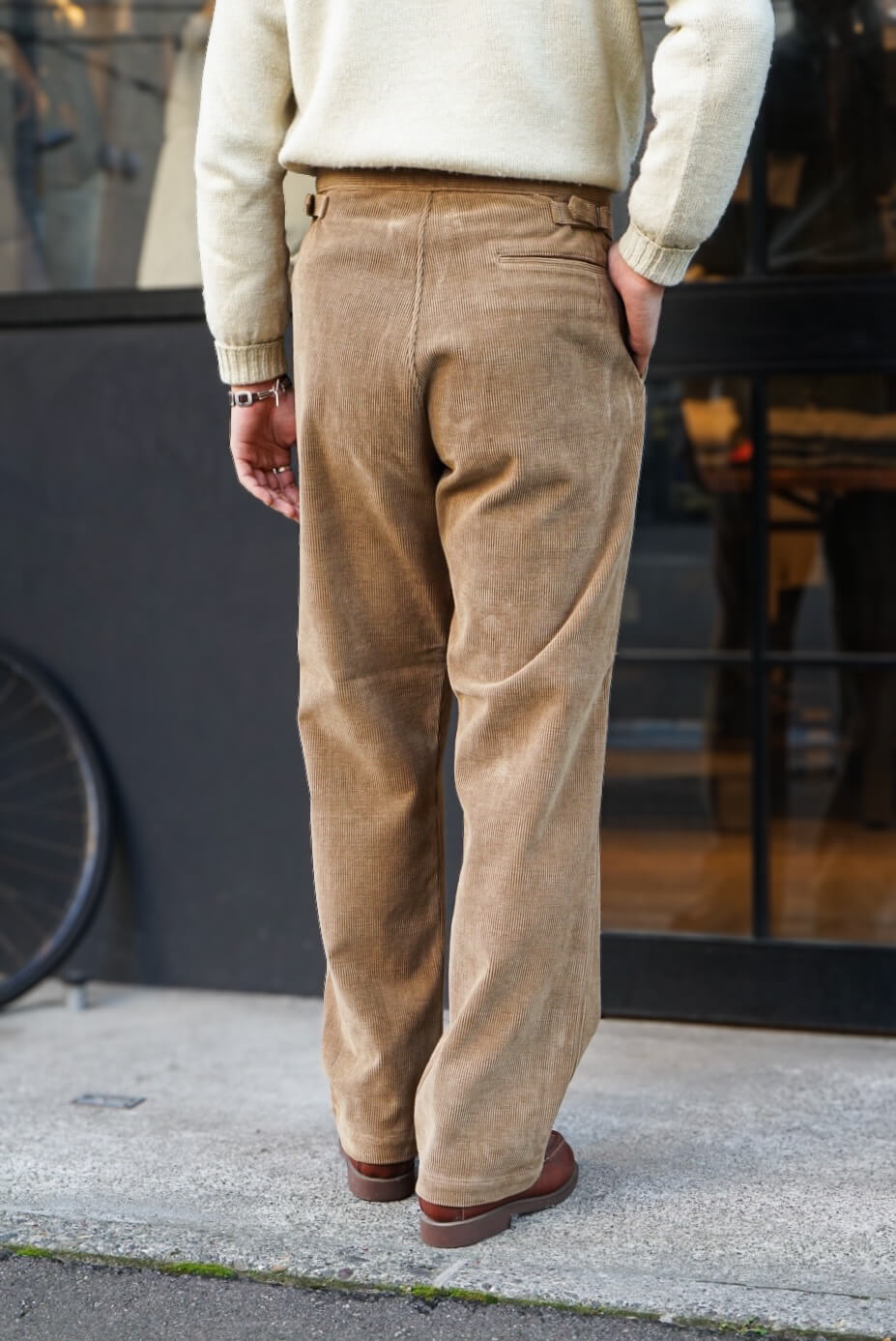 1940 TROUSERS ORGANIC 7W CORDUROY