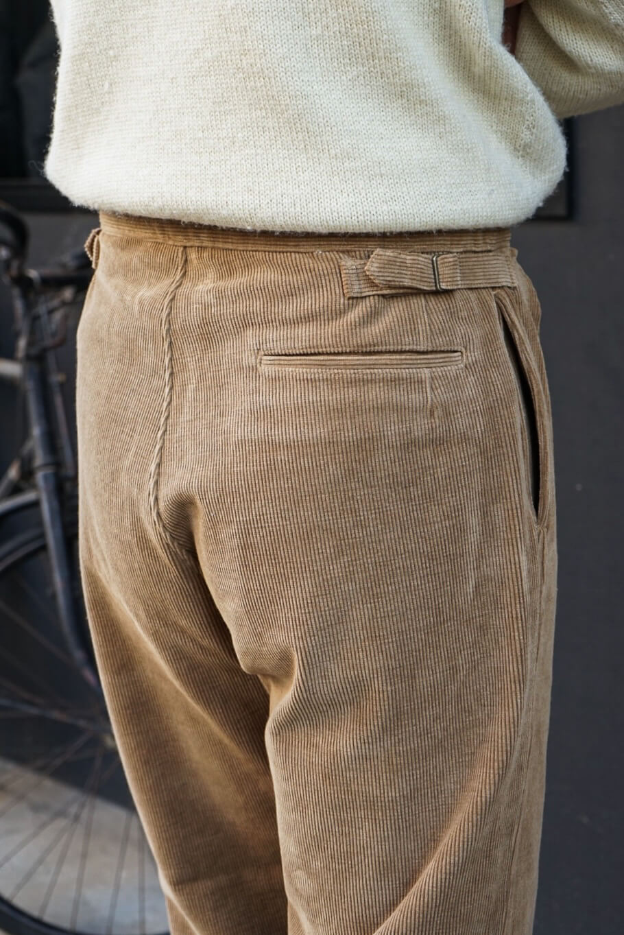 1940 TROUSERS ORGANIC 7W CORDUROY