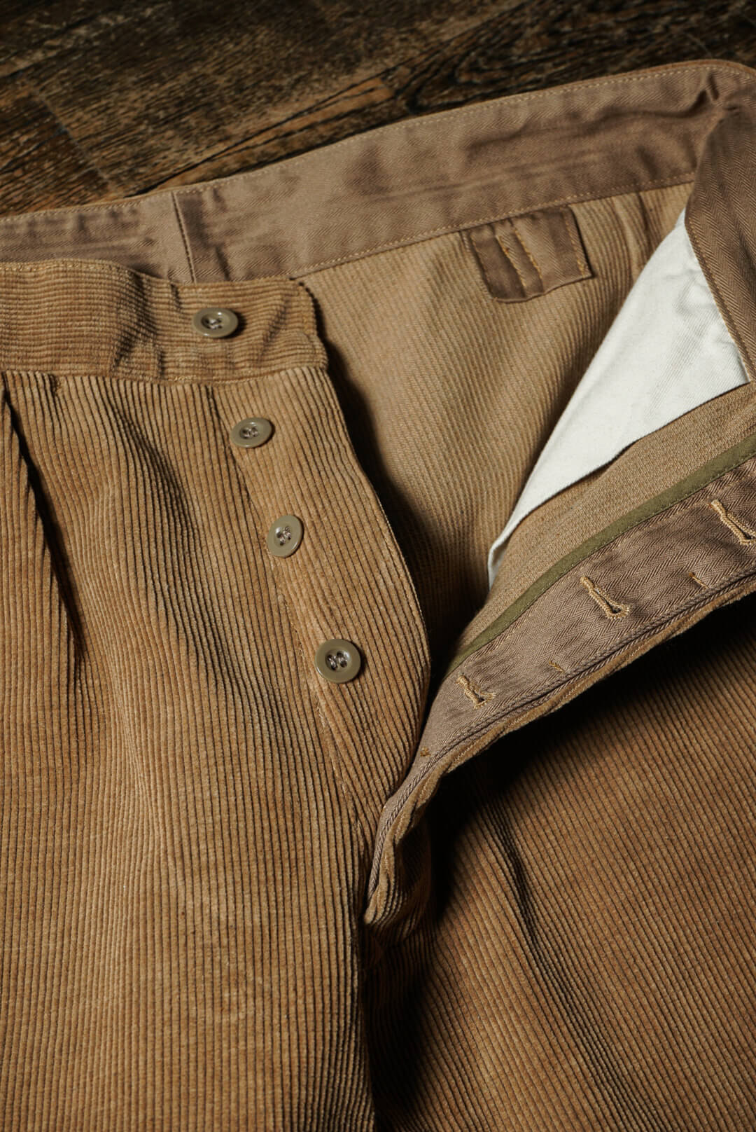 1940 TROUSERS ORGANIC 7W CORDUROY