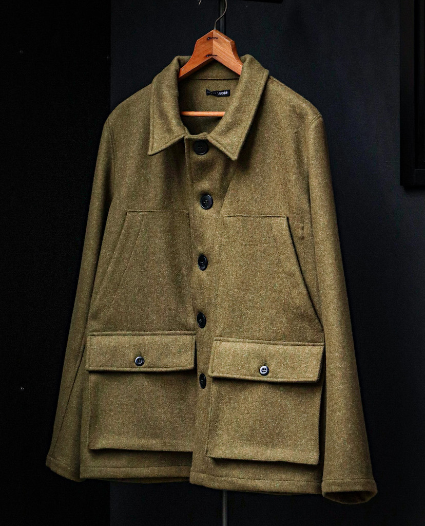 Military Green Loden Wool Jacket