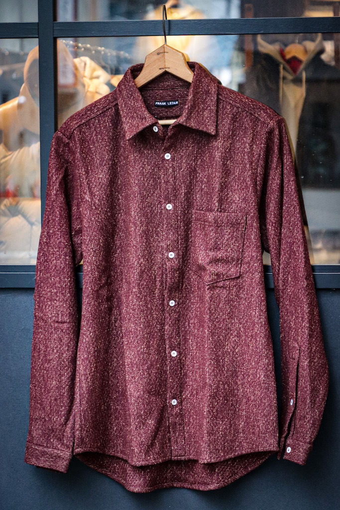 Burgundy Wool Shirts