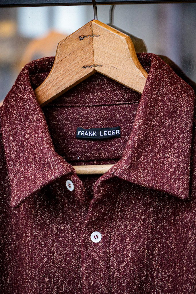 Burgundy Wool Shirts