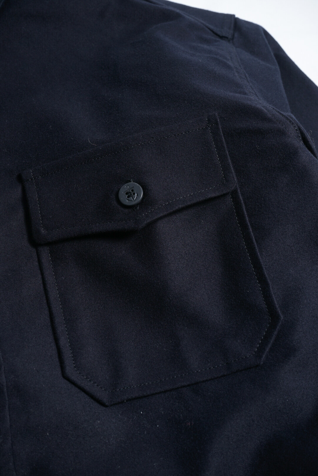 CPO Shirt Moleskin dark navy