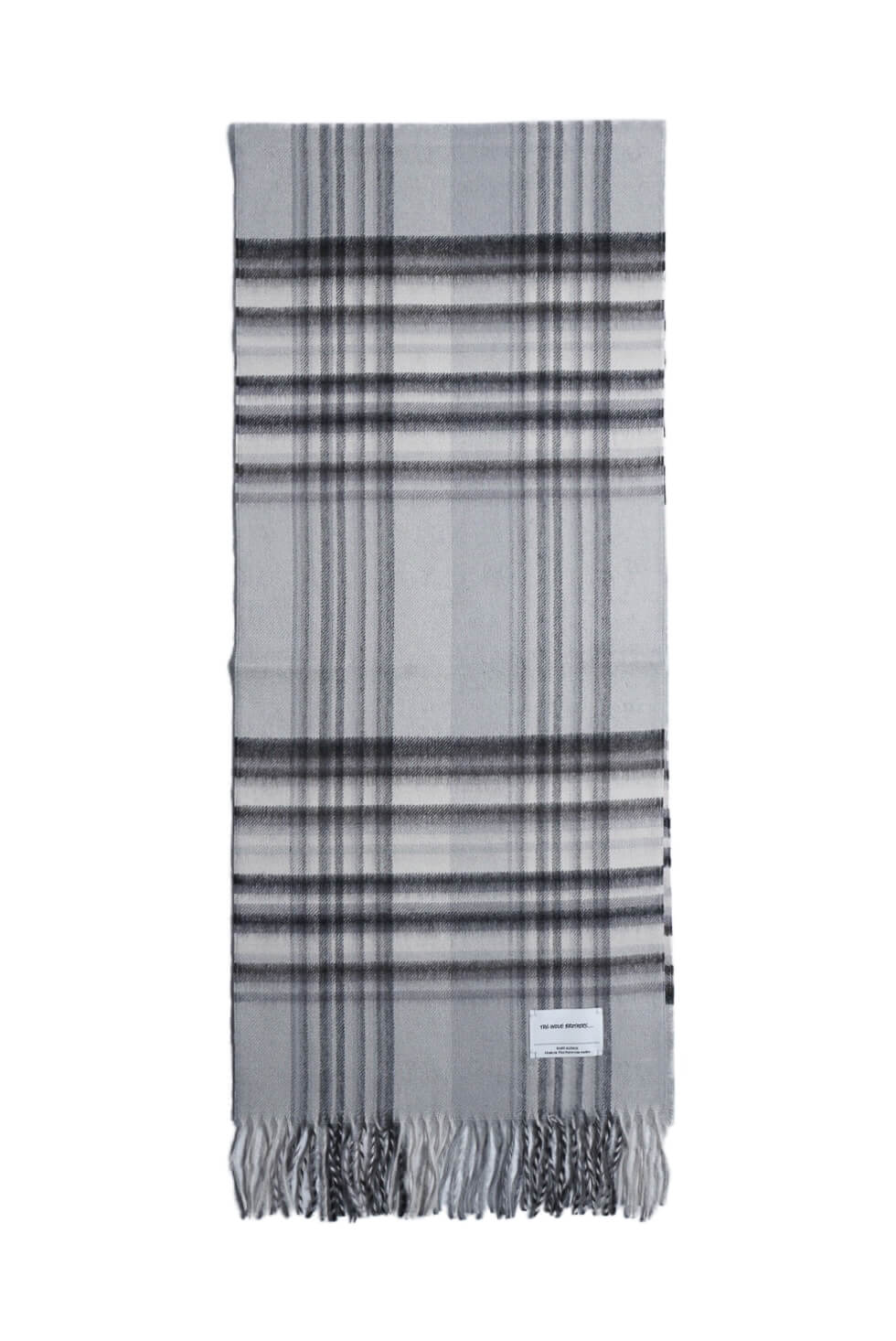 BRUSHED SCARF CHECK - CHECKERED GREY