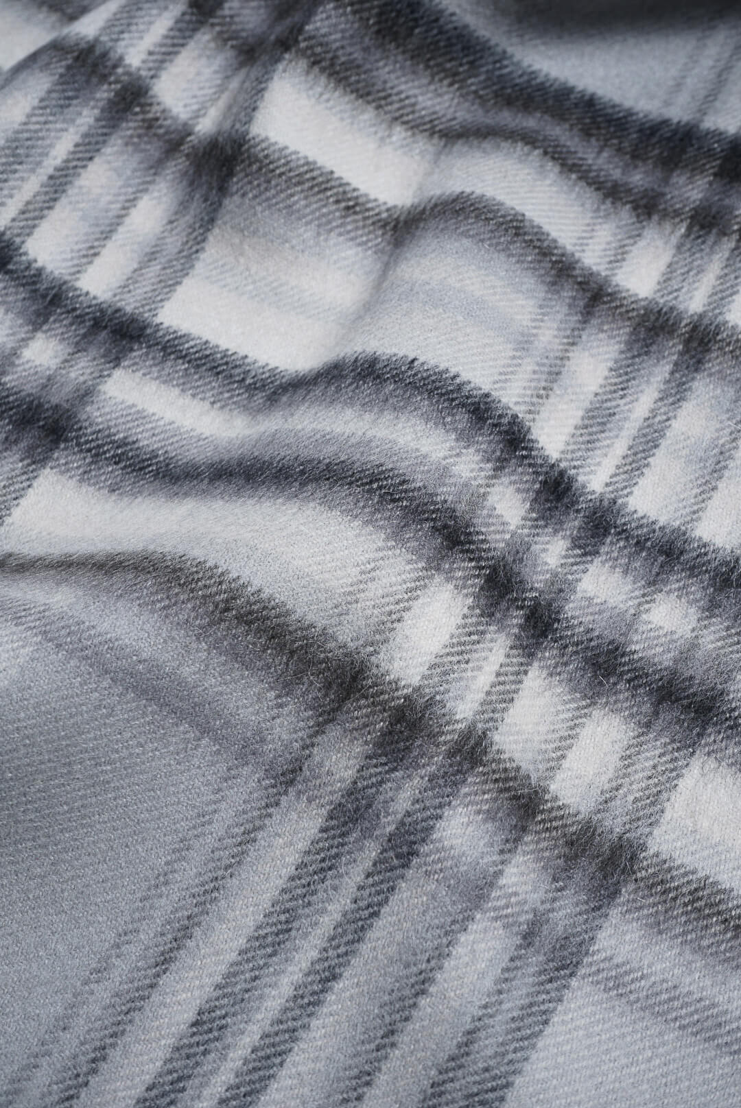 BRUSHED SCARF CHECK - CHECKERED GREY