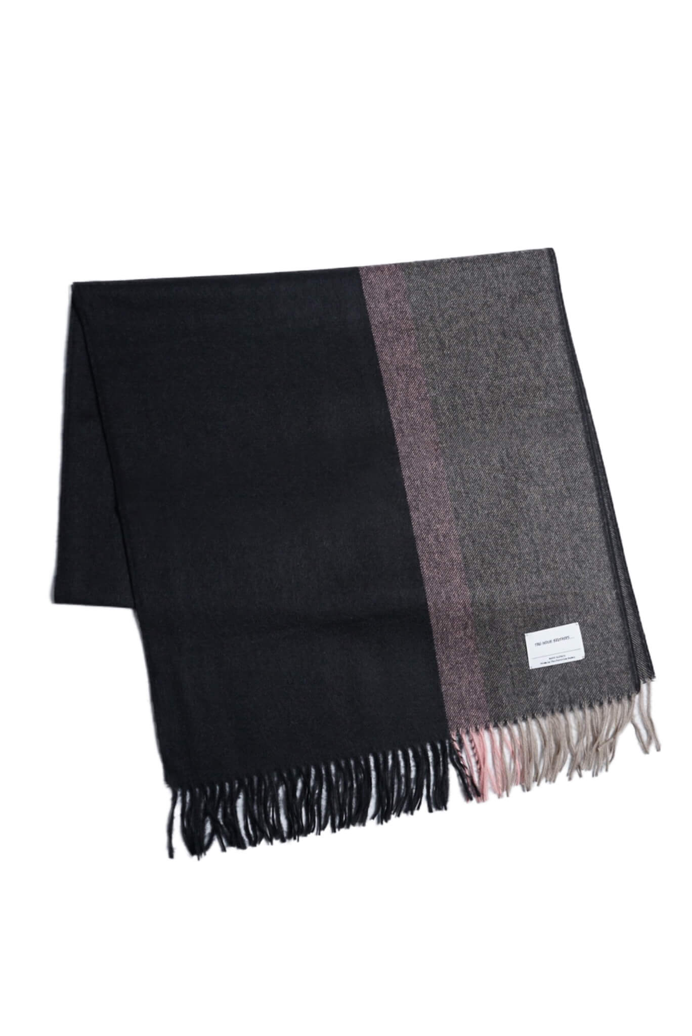 BRUSHED SCOLE STRIPE（BLACK/GREIGE, BROWN/CAMEL）