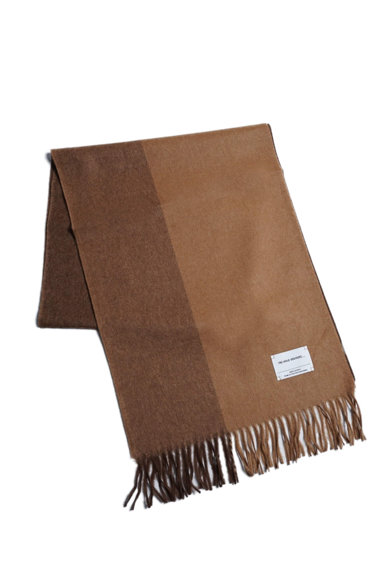 BRUSHED SCARF BLOCK - BLOCK BROWN