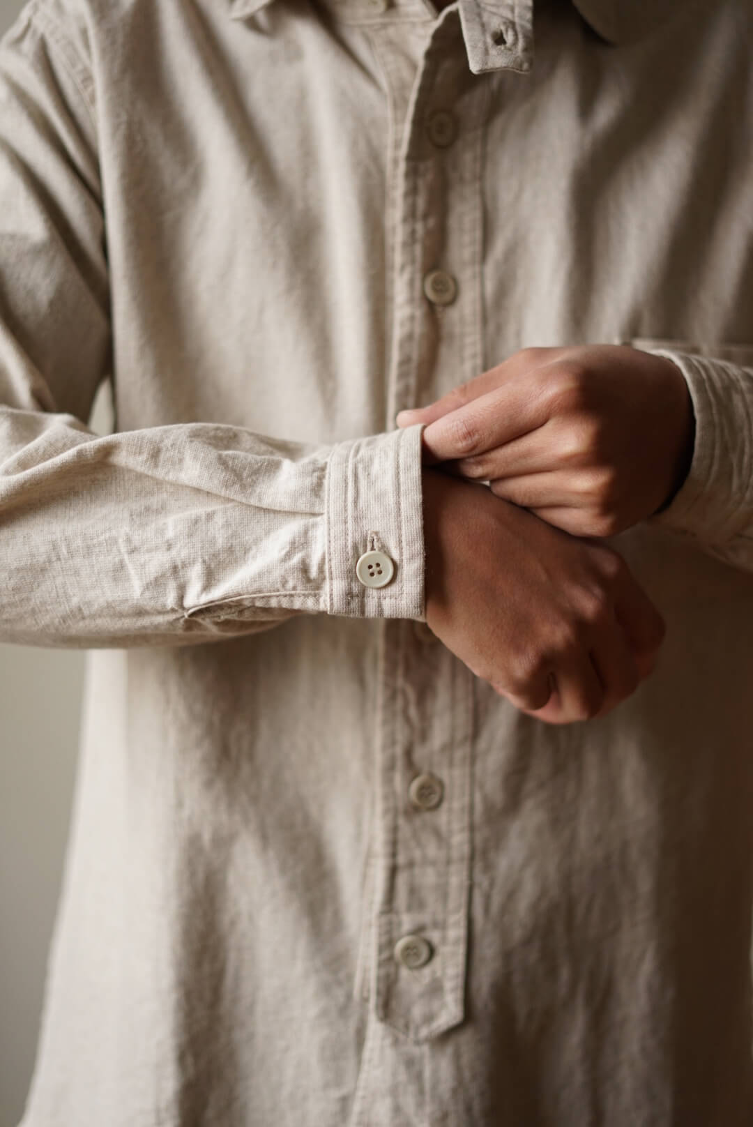Huguenot Shirt - Cotton × Linen