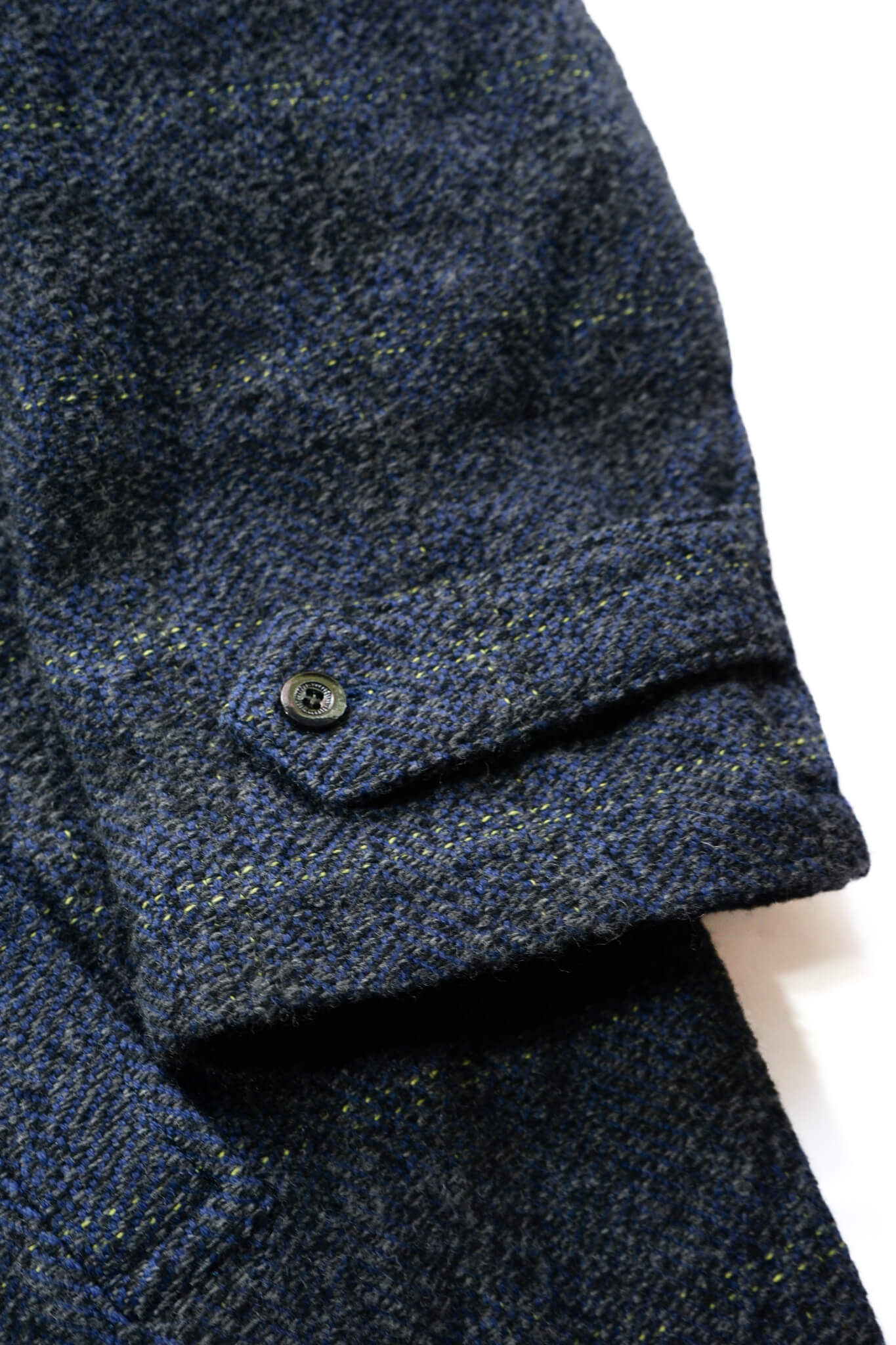 MANTEAU BERCK - INDIGO×BLACK×YELLOW