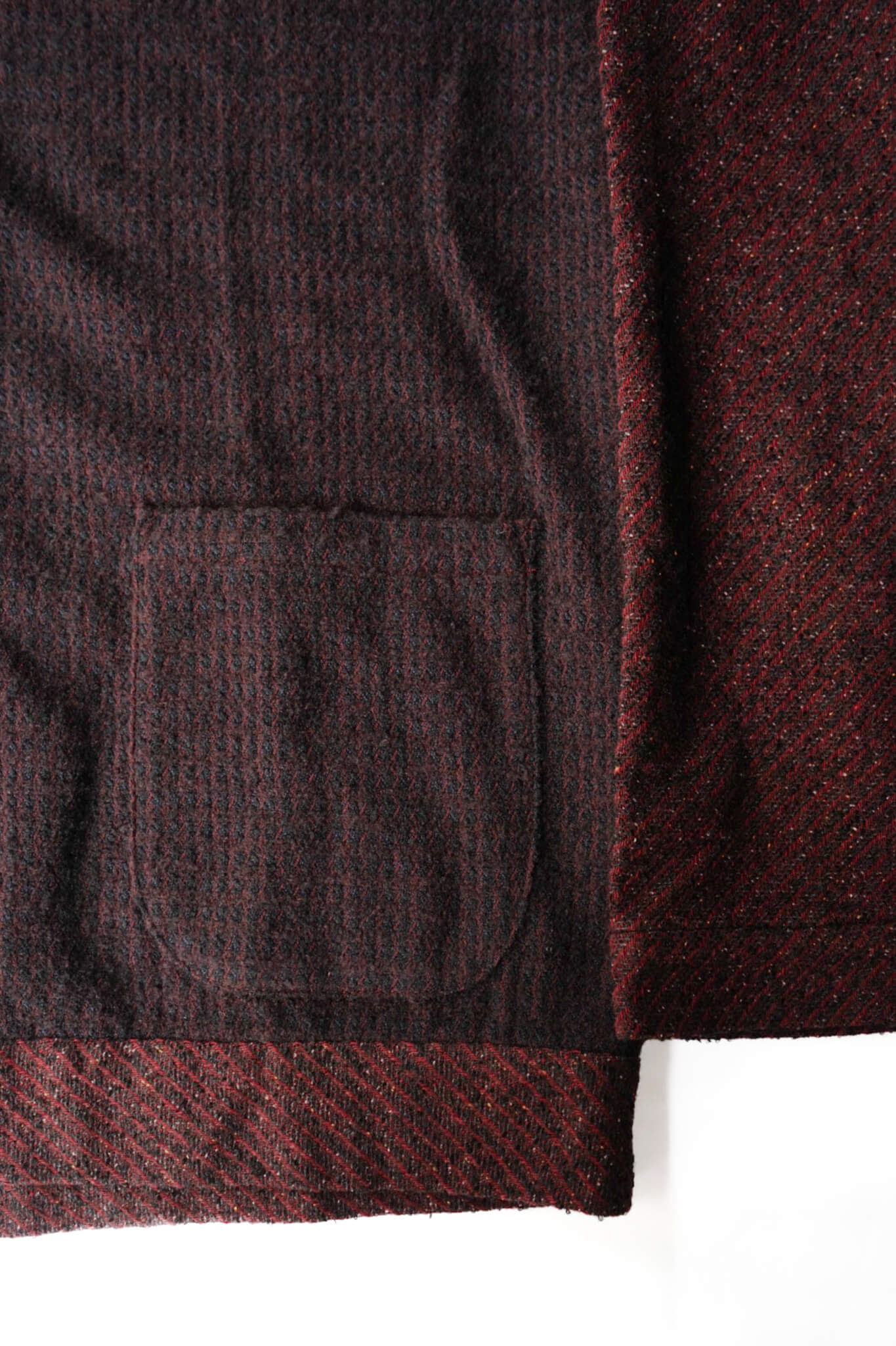 BURGUNDY WOOL CARDIGAN