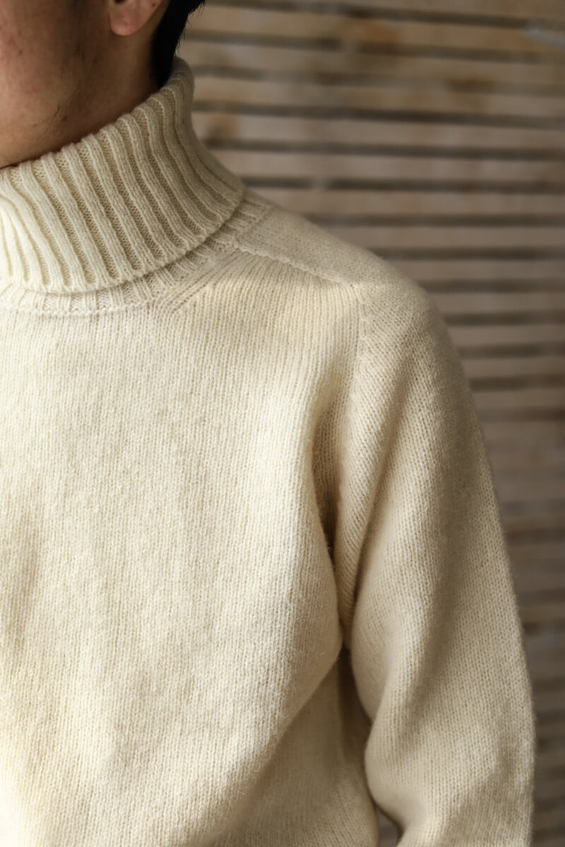 Ce Forsyth / Handframe Polo Neck Sweater - ARCH EXCLUSIVE