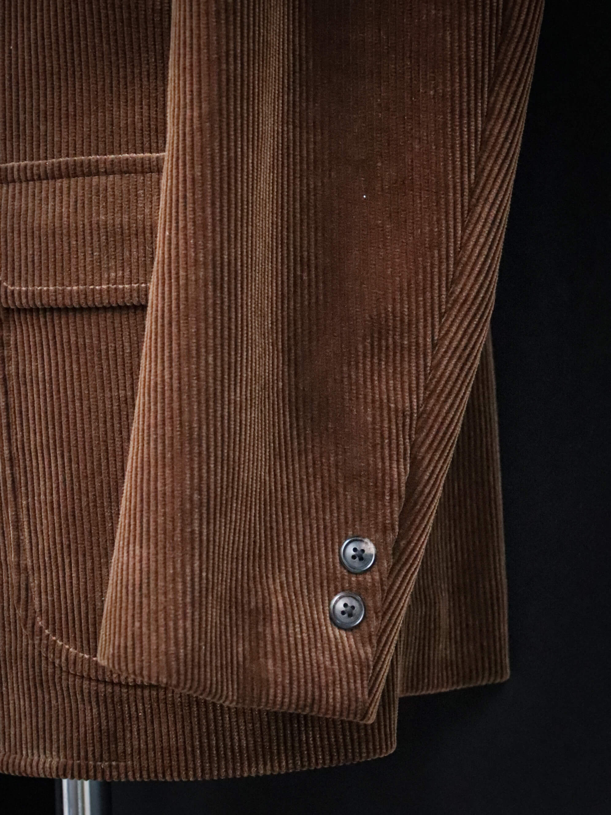 Tailored Jacket 8 Wale Corduroy Brown