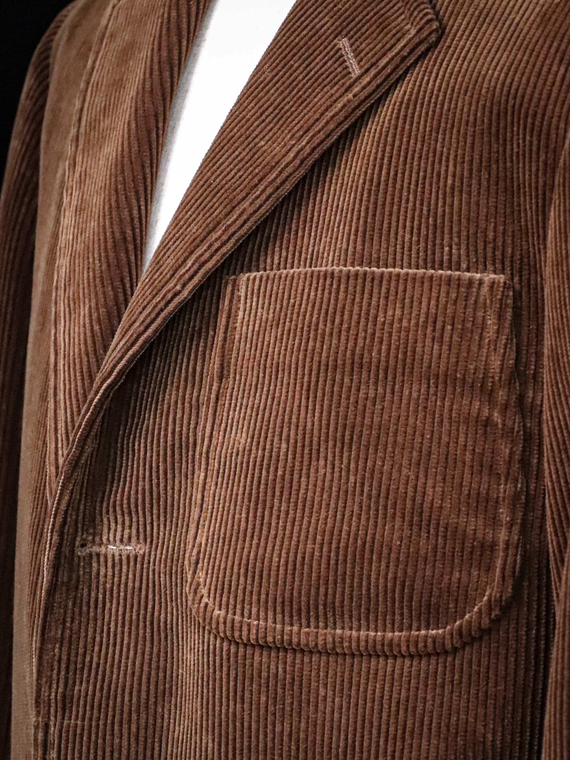 Tailored Jacket 8 Wale Corduroy Brown