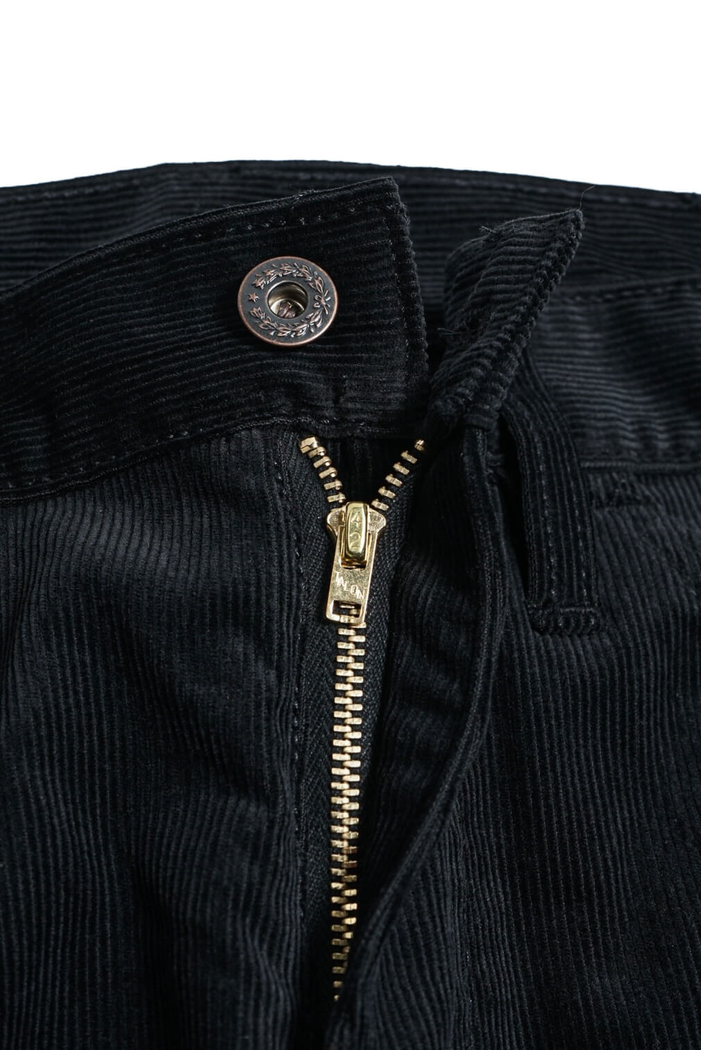 BLACK CORDUROY JEANS MADE IN USA