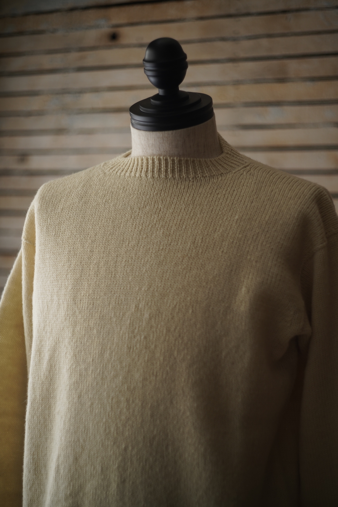 ARCH×SOLNORD Handframe Knitted Crew Neck