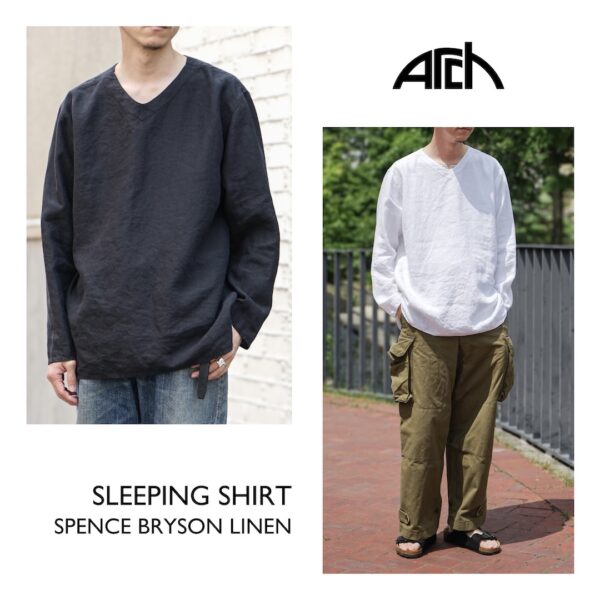 Arch SLEEPING SHIRT SPENCE BRYSON LINEN